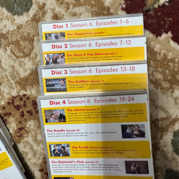 Seinfeld DVDs Seasons 1-6 - Picture 8 of 9